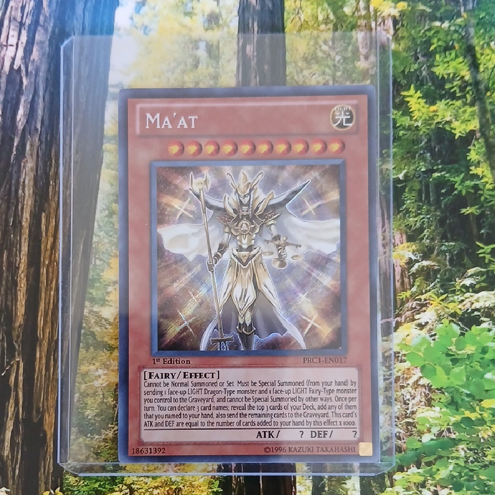 Yu-Gi-Oh! Ma'at Trading Card